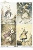 Biały Królik, zegarki, Zające*White Rabbit, watches, Hares*Weißes Kaninchen, Uhren, Hasen*Conejo blanco, relojes, liebres